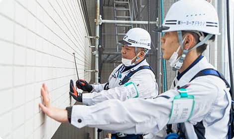 工事中の品質検査