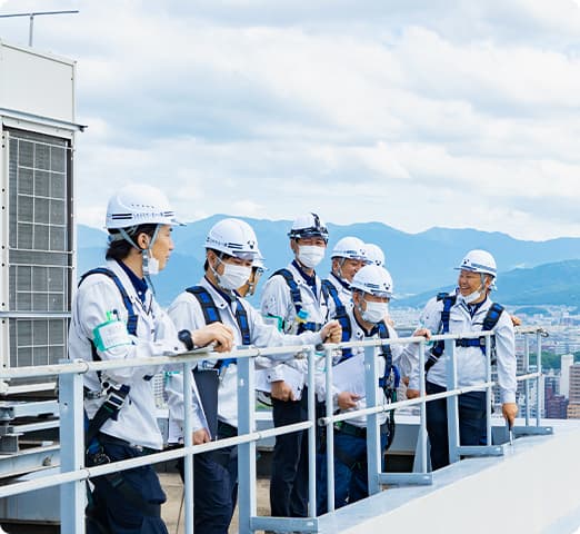都市の成長とともに歩み、建物の未来を支える。