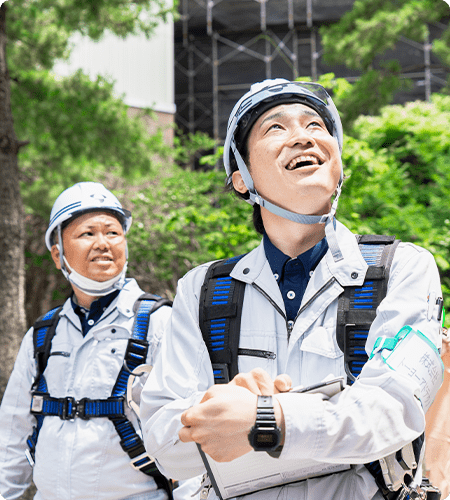都市の成長とともに歩み、建物の未来を支える。